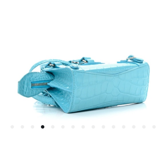 BALENCIAGA Neo Classic Silver Hardware Nano City Crossbody - Picture 4 of 5